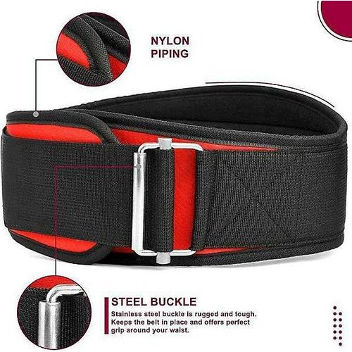 Men's Weightlifting Lumbar Support Belt, Adjustable Fitness Belt
