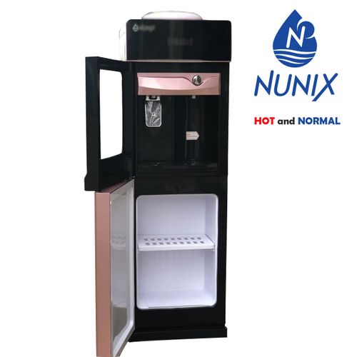 Nunix Free Standing Hot &amp; Normal Water Dispenser With Glass Door
