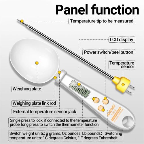 2 In 1 Electronic Measuring Spoon/Thermometer Kitchen Gadgets