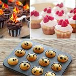 12-Hole Non-Stick Muffin / Cupcake ,Baking Oven Tray /Pan