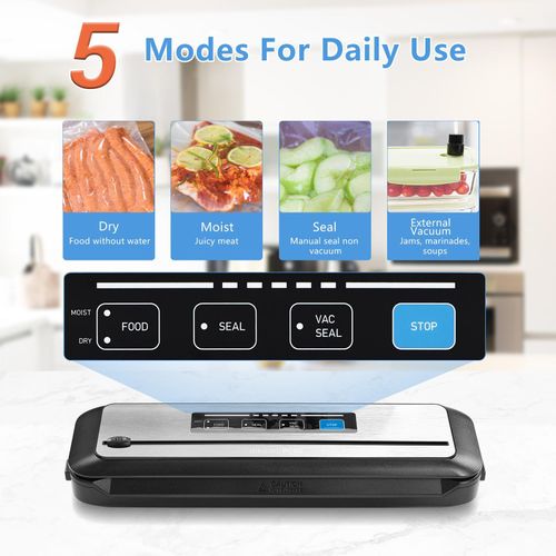 Inkbird Vacuum Sealer Machine Automatic Sealing for Food Preservation Storage