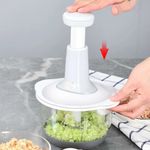 Manual Vegetable Mincers Press Type Household Garlic Meat Cutter Grinders Whisk