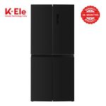 K-Elec  466 Litres Multi-Door No Frost Fridge Refrigerator With Ice Cube Tray - Black | Model KR79-MD-NFC | 36 Months Warranty + Free Fridge Guard