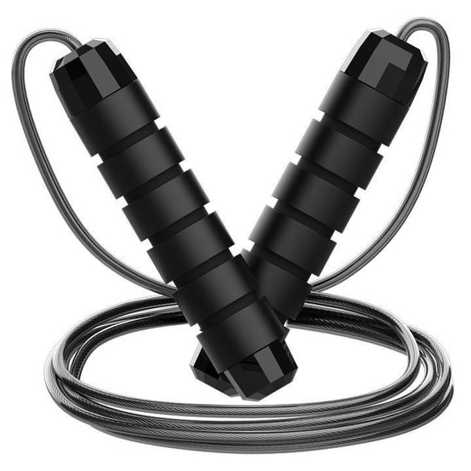 Tangle-Free Rapid Speed Jumping Rope Cable With Ball Bearings Steel Skipping Rope Gym Exercise