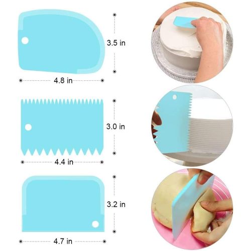 42 Piece Cake Decorating Supplies Piping Bags And Tips Set