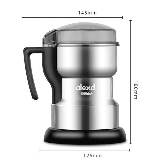Electric Coffee Grinder /250W Powerful One-Touch Home Grinder / 500ml Grinder Smash Machine /Multi-Function for Grain Nuts Seasoning Coffee Beans Spices and More