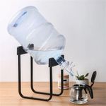 Modern Large Water Dispenser Stand: Economical &amp; Practical Water Saving Solution - Black, Stainless Steel