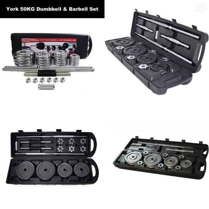 50kgs Set Dumbbells/barbell With A Portable Case