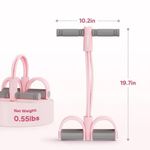 Multifunction Pedal Resistance Band, Elastic Pull Rope Fitness, Full-Body Workout at Home Gym, Exercise Sit-up, Yoga, Abdominal Training