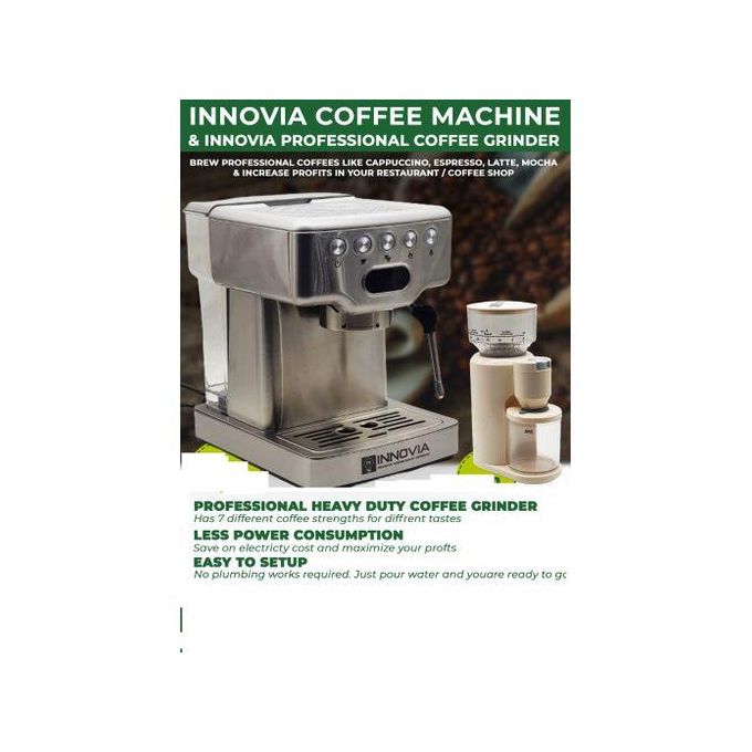 Innovia  Coffee Maker Machine And Coffee Grinder
