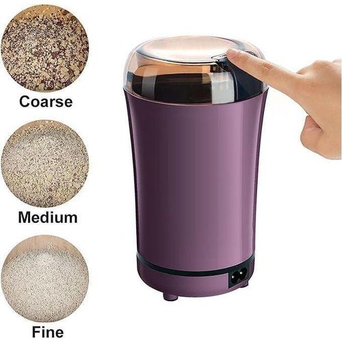 Hot Sale Electric Coffee Grinder Coffee Bean Blade Grinder, Stainless Steel Blades Coffee Grinder, Electric Coffee Beans Grinder Small For Coffee Beans, Herbs, Nuts, Spices, Grain Mill ,Multicolor