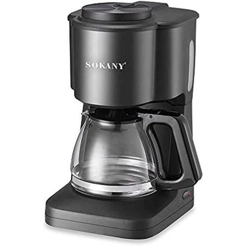 Sokany Hot Sale 6-Cup Drip Coffee Maker, Simply Brew Compact Drip Filter Coffee Machine, Front Access Easy Fill ,Auto Keep Warm Function And Smart Anti-Drip System