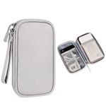 General Data Cable Storage Bags Double Layer Digital Usb Hard Disk Protection Bag Portable Earphone Organizer Digital Gadget Carry Case