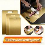 3-piece stainless steel cutting board, household anti-mold cutting board for cutting vegetables