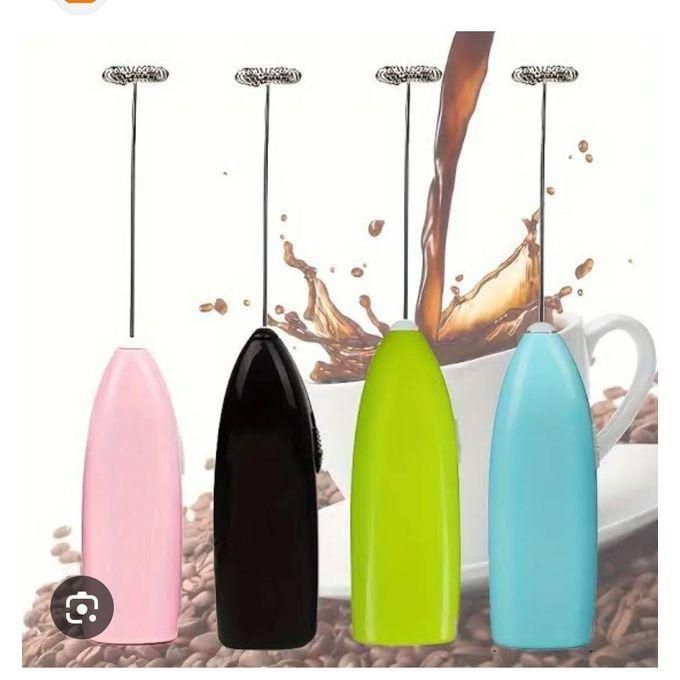 Hot Sale Mini Electric Whisk Mixer Stirrer Milk Frother/ Egg Beater, Mini Electric Whisk Mixer Stirrer Stainless Steel Stem Egg Beater For Coffee, (battery not included)MULTICOLOR