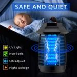 High-Voltage Electric Mosquito Killer Lamp – UV Light Insect Zapper, Silent &amp; Non-Toxic