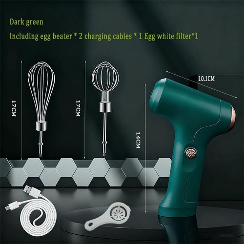 Home milk mixer, wireless multifunctional cr-eam frother, small milk frother, cake baking and egg beater