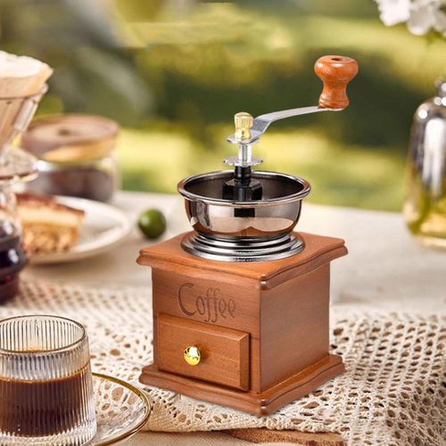 Manual coffee grinder, coffee bean grinder, hand-operated grinder