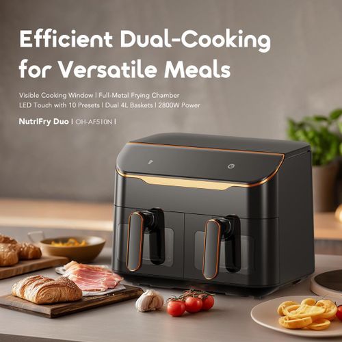 Oraimo NutriFry Duo 8L 2800W AirFrye