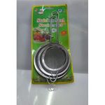 Metallic tea sieve 3 pcs