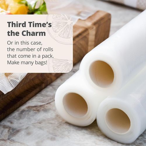 Commercial Grade Vacuum Sealer Rolls BPA Free Rolls For Food Saver