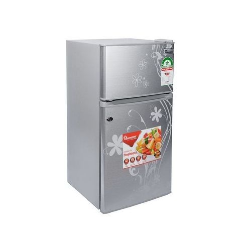 Ramtons RF/222 - 2 Door Fridge - 88 L - Silver Flower (1YR WRTY)