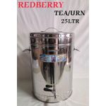 Redberry Premier Range Insulated Stainless Steel Tea Urn Commercial Thermal Jar For Keeping And Serving Tea, Coffee, Water Or Milk Cold Or Hot