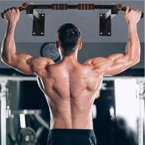 Heavy Duty Wall Mounted Pull Up Bar Multi Grip Home Gym Chin Up Station Upper Body Strength Trainer for Back Chest Arms Shoulders  Steel Horizontal Bar with Foam Handles for Home Workout