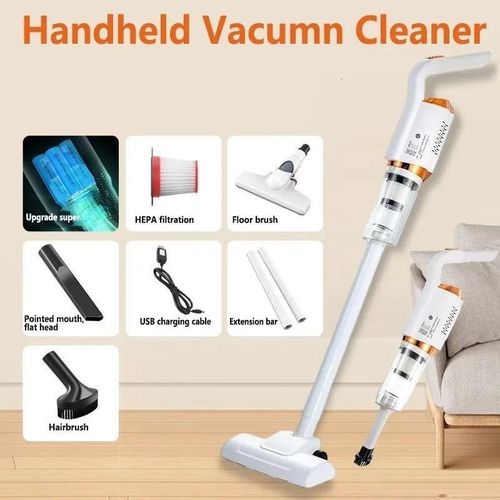 120W Electric Handheld Vacuum Cleaner, Cordless Sweeper, Car Vacuum Cleaner, 8500Pa Powerful Suction, Household Floor Dust Cleaner