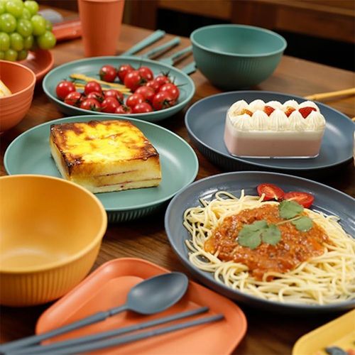 44-Piece Dinnerware Set Including Plates, Dinner Plates, Bowls and Cups