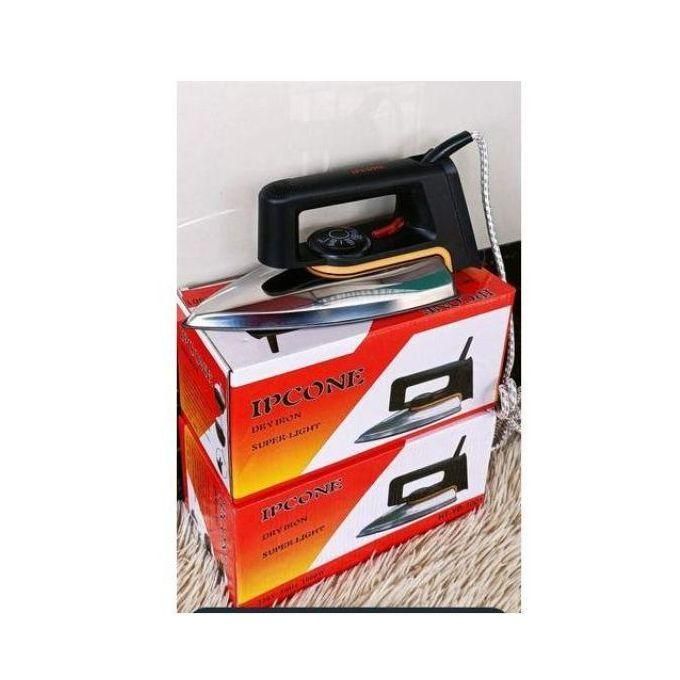 Deluxe Dry Iron Box Stainless Steel Bottom Plate Irons Steamers