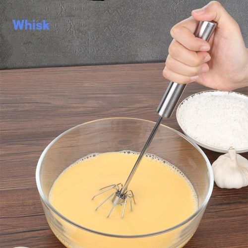 Stainless Steel Semi-Automatic Rotary Egg Beater Cream and Egg Mixer