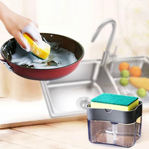 Portable Soap Dispenser Kitchen Detergent Press Box Kitchen Tools