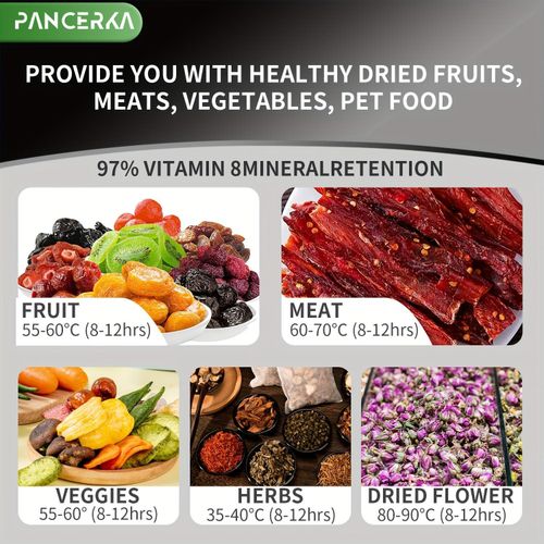 5 Tier Food And Dried Meat 360° Hot Air Food Dehydrators