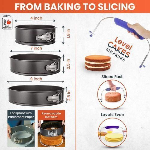 700PCs Cake Decorating Supplies Kit With Baking Supplies