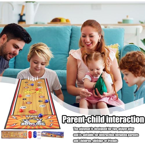 Children's tabletop bowling toy, children's board games, educational toys