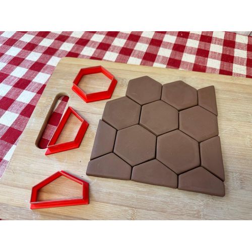 Hexagon Plastic Cookie Cutter
