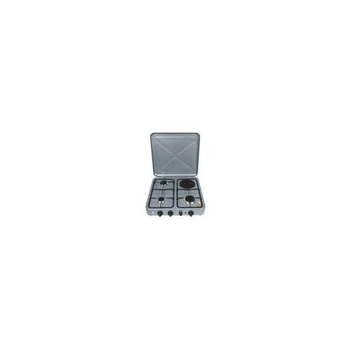 Nunix Top Table 4 Burner Cooker 3 Gas + 1 Electric Hot Plate