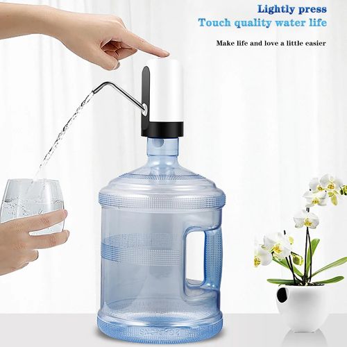Pump Portable Electric Water Dispenser Pump For 5 Gallon Bottles, USB Rechargeable
