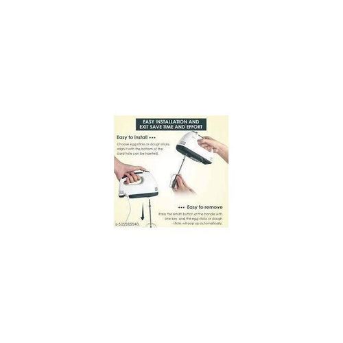 ElectroMate 260W Electric Hand Mixer – 7-Speed Egg Beater &amp; Whisk for Dough, Cream, Cake