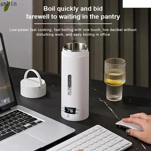 Portable Electric Kettle Stainless Steel 4 Temperature Control Quick Boil Ideal for Home Office Travel