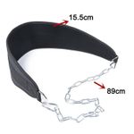 Dipping Pull Up Weight Belt With Chain Gym Fitness Dip Ups Back Waist