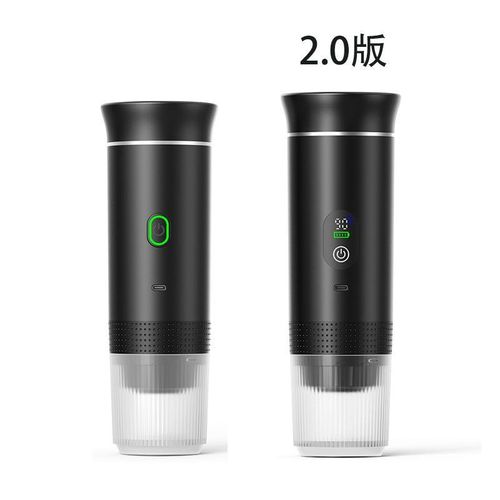 TodyJeyHo Machine Portable Expresso 3-en-1, Mini cafetière pour voyage, cafetière auto auto-chauffante avec USB-C, petite Machine Expresso