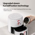 Itel 5L Multi-functional Digital Air Fryer, 1500W, Upgraded Steam Humidification Technology - Blue