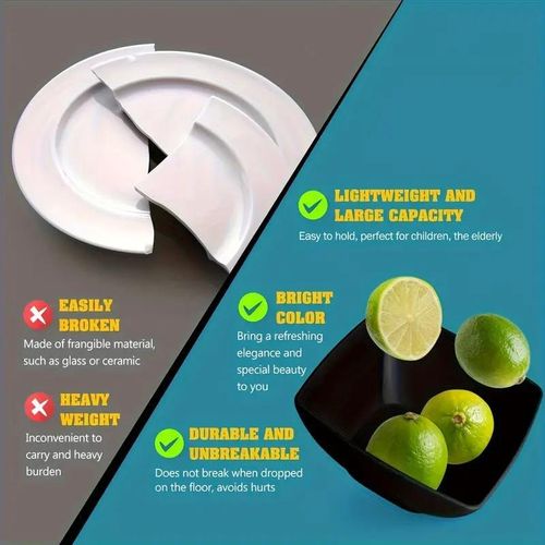 16pcs Square tableware set including plates, dinner plates, bowls and cups