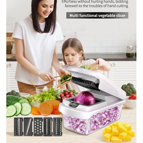 15 in 1 multifunctional vegetable cutter, kitchen vegetable chopper, potato slicer