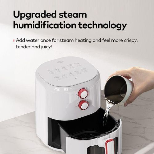 Itel 5L Multi-functional Digital Air Fryer, 1500W, Upgraded Steam Humidification Technology - Blue