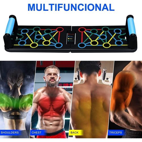 Foldable push-up board, multi-functional fitness board support for chest and abdominal muscle training, home fitness equipment