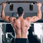 Heavy Duty Wall Mounted Pull Up Bar Multi Grip Home Gym Chin Up Station Upper Body Strength Trainer for Back Chest Arms Shoulders  Steel Horizontal Bar with Foam Handles for Home Workout