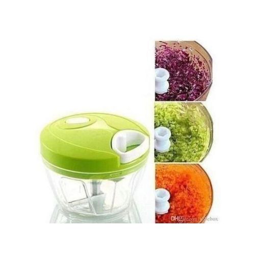 Portable Manual Hand Pull String Vegatable/Food Choper for Salad ,Garlic ,Onion Spin Cutter